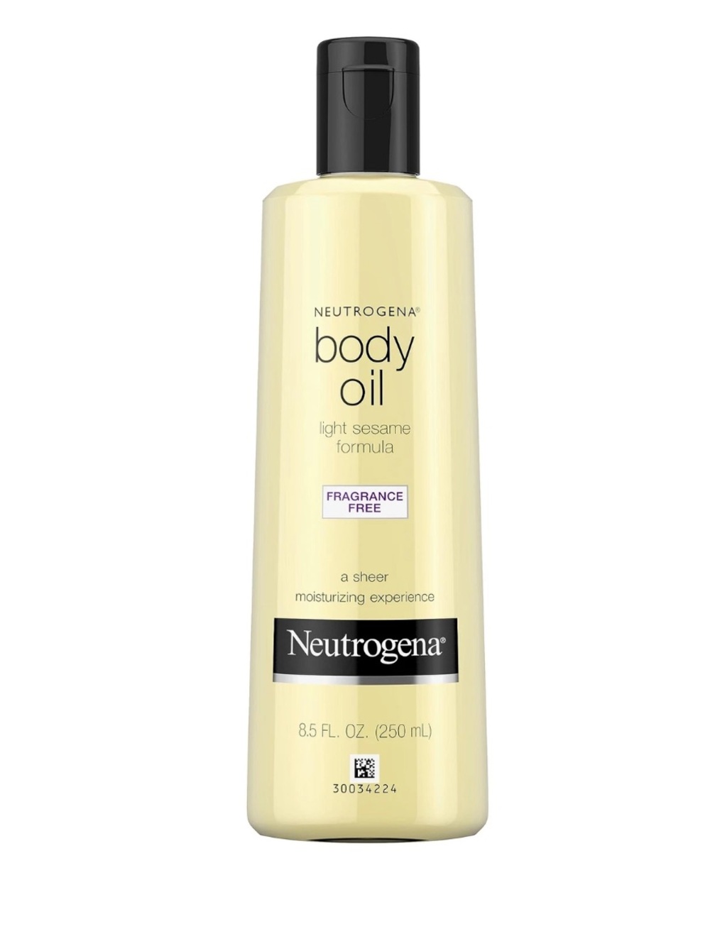 Neutrogena Light Sesame Body Oil - Pale Yellow Bottle
